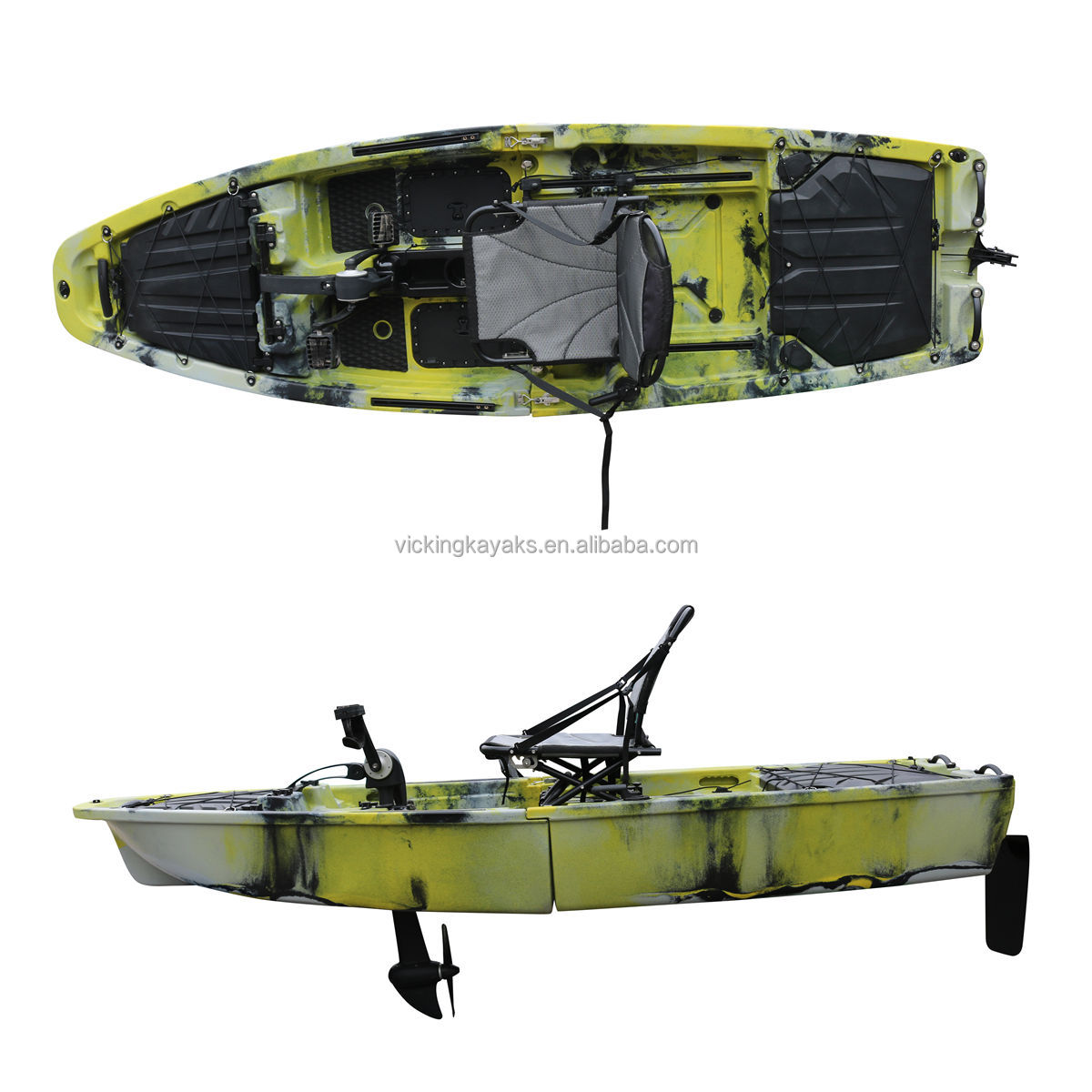 เรือคายัคแบบมีใบพัดขนาด 14 ฟุต - Fishing Boat Seat บทวิจารณ์และราคา