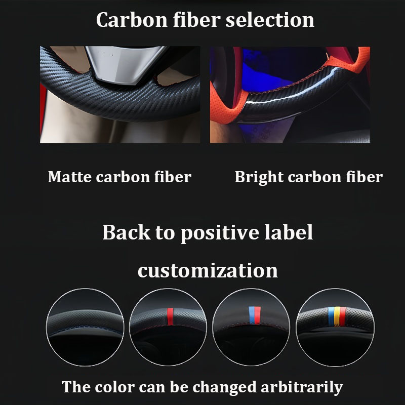 DIY หนังแท้สีดําคาร์บอนไฟเบอร์ - Fishing Boat Steering Wheel บทวิจารณ์และราคา