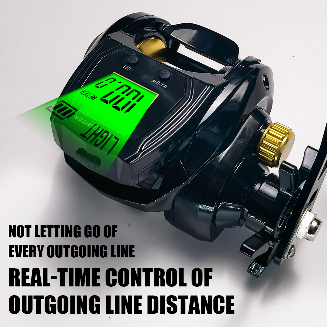 รอกตกปลาแบบดิจิทัล จอแสดงผลขนา - Fishing Boat Steering Wheel บทวิจารณ์และราคา